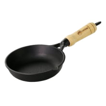 frigideira de ferro para ovo, egg pan, frigideira pequena de ferro para omelete, santana, 14 cm com tampa